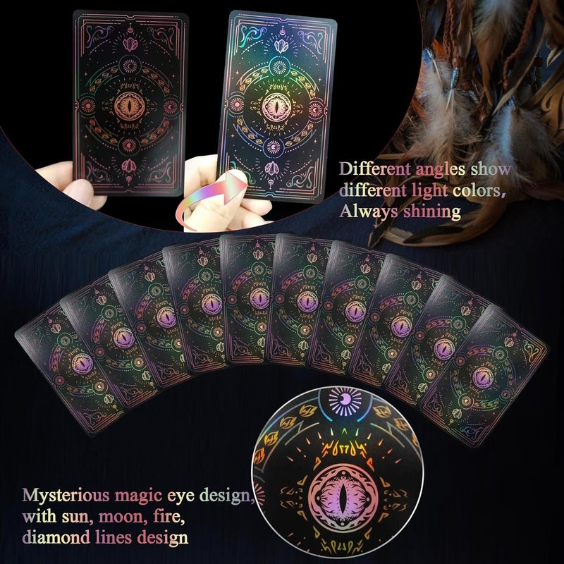 WJPC Rose Gold Edge Foil Tarot Card Decks Set with Guidebook&Gift Box for Beginner& Expert. Fortune Telling Game Cards for Tarot Decks. - Image 5